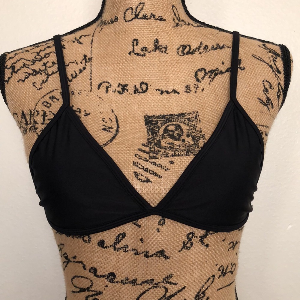 Sundaze Bikinis Aloha Triangle Black Bikini Top